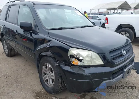 2005 Honda Pilot Ex-L from USA, damaged, VIN 2HKYF18565H566536